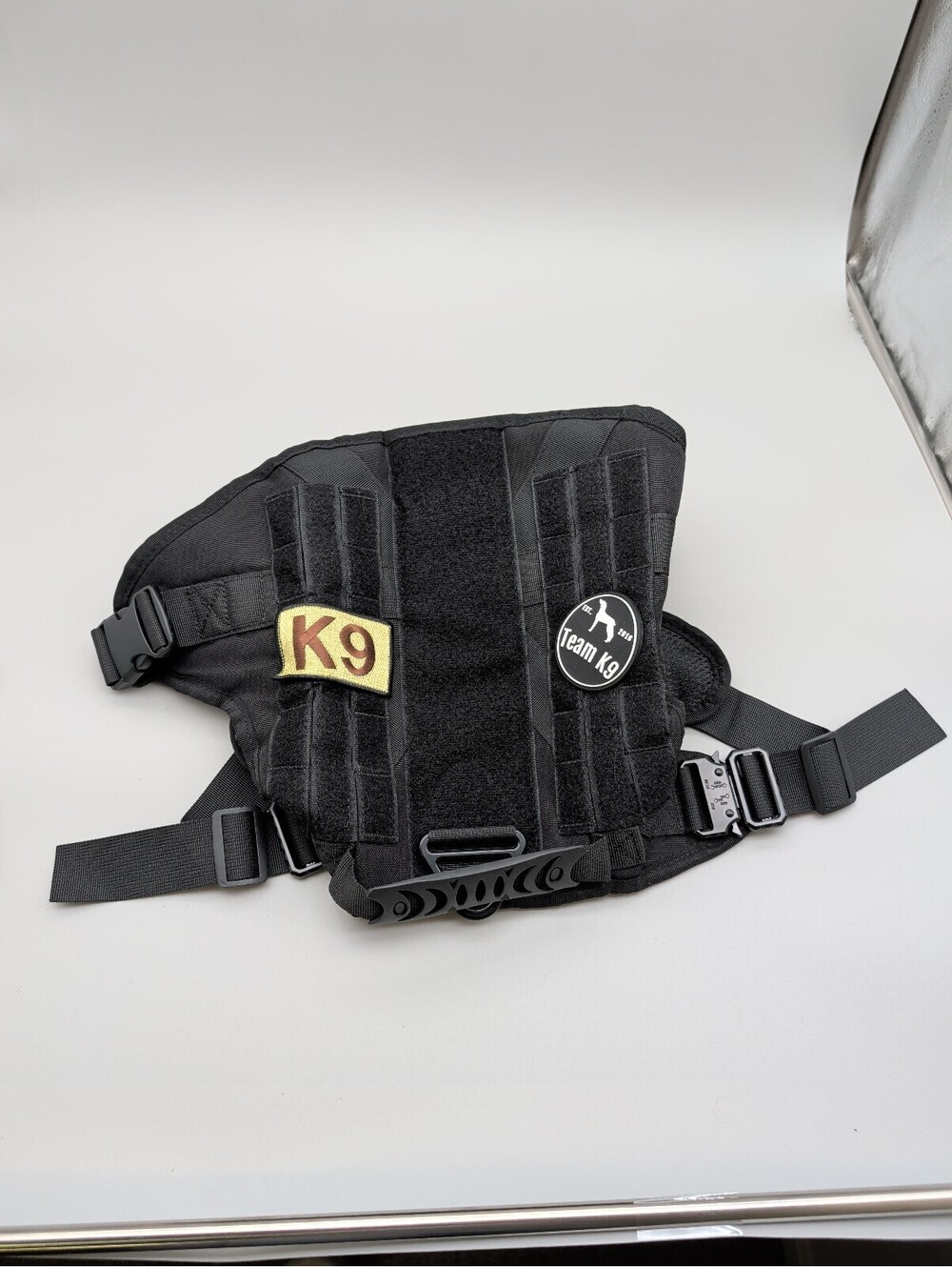 Team K9 Large Black Tactical Dog Harness w/ Handle and Adjustable Straps [COPY]